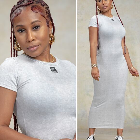 god is dope Dresses & Skirts - NWOT Women God Is Dope Iconic Gray Christian Faith Believer Maxi Dress Size: 2X